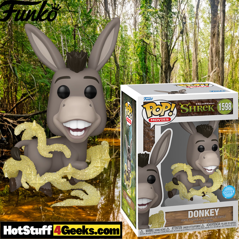 Discover the Magic with the New Glitter Donkey Funko Pop from Shrek!