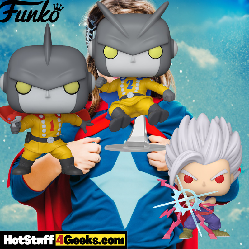 The New Dragon Ball Super Funko Pops: Gamma 1, Gamma 2, and Son Gohan (Beast)