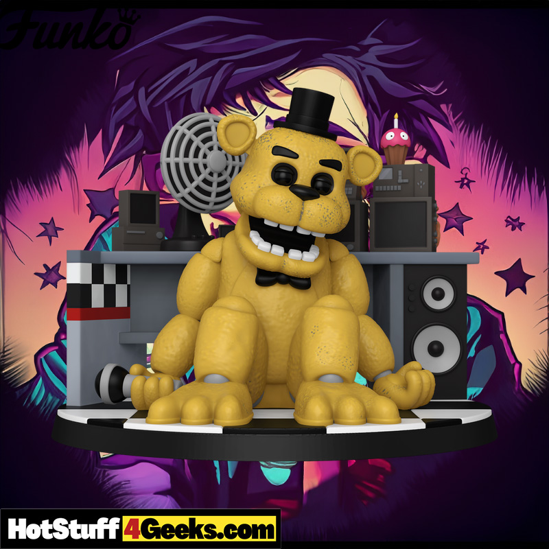 Celebrate Mystery: Golden Freddy Funko Pop! Statue from Five Nights at Freddy’s