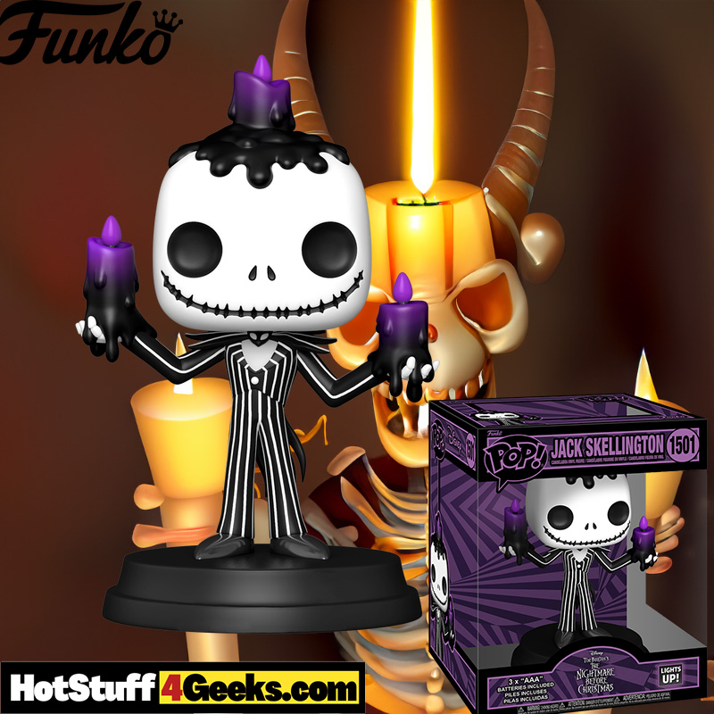 Illuminate Your Collection with the Jack Skellington Light-Up Funko Pop!