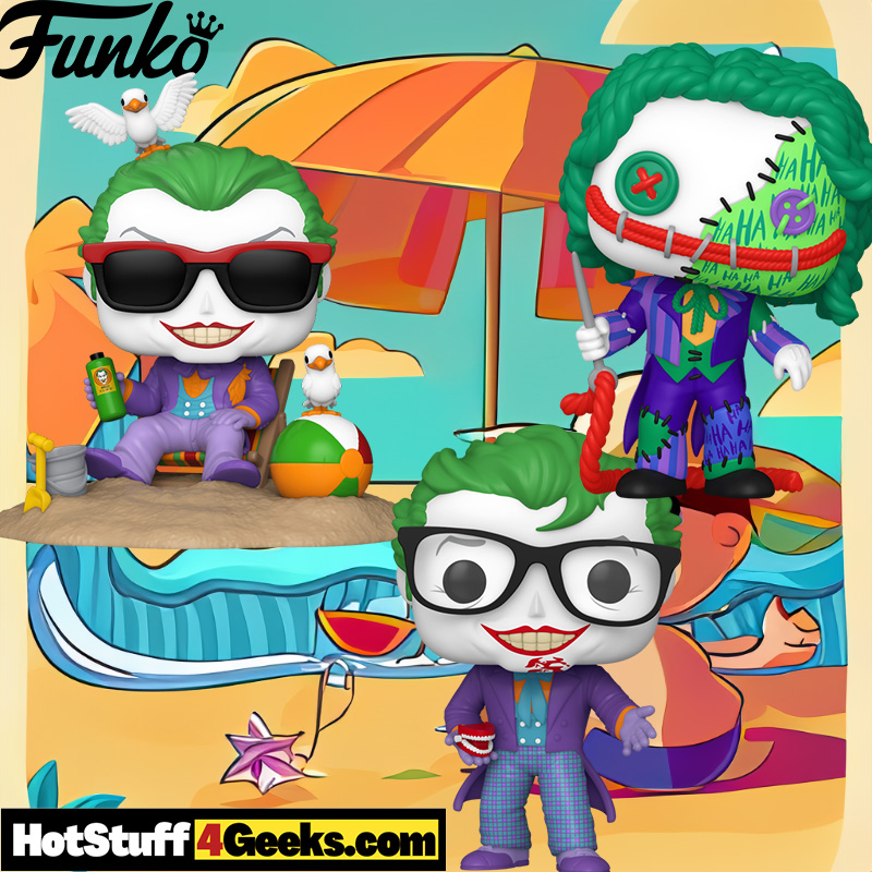 Meet the New Must-Have Funko Pop! Jokers: Beach Joker, Patchwork Joker, and More!