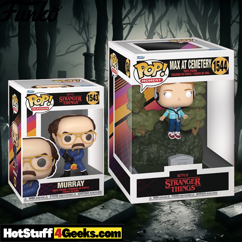 New Stranger Things Funko Pops: Murray and Max at Cemetery Released This Week