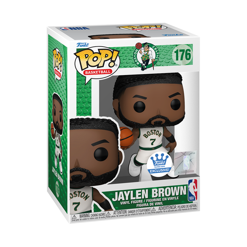 POP! JAYLEN BROWN IN WHITE JERSEY