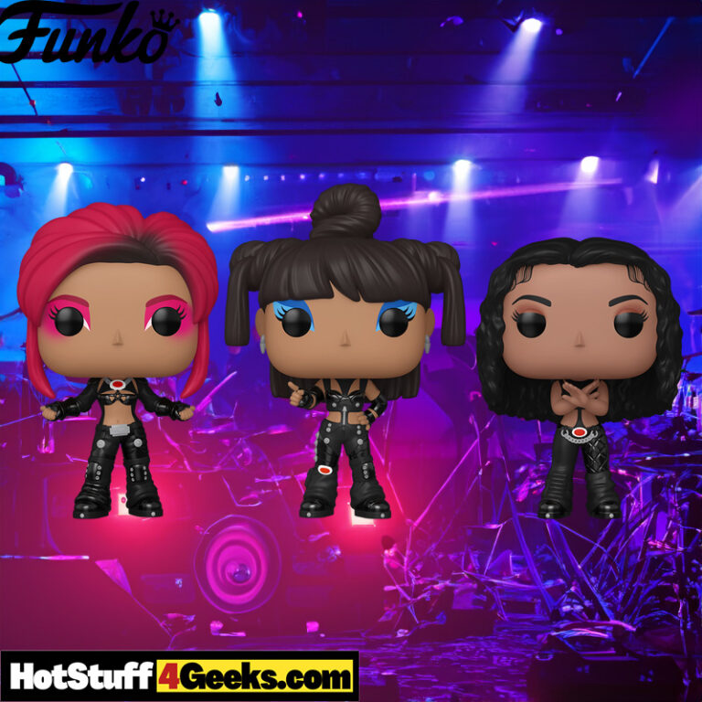 TLC Funko Pops: Iconic '90s Trio T-Boz, Left Eye, & Chilli Figures