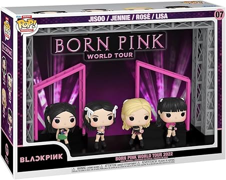 
Funko Pop! Moments Deluxe: BLACKPINK - BORN PINK World Tour: Jisoo,Jennie,Rosé,Lisa, 4-Pack