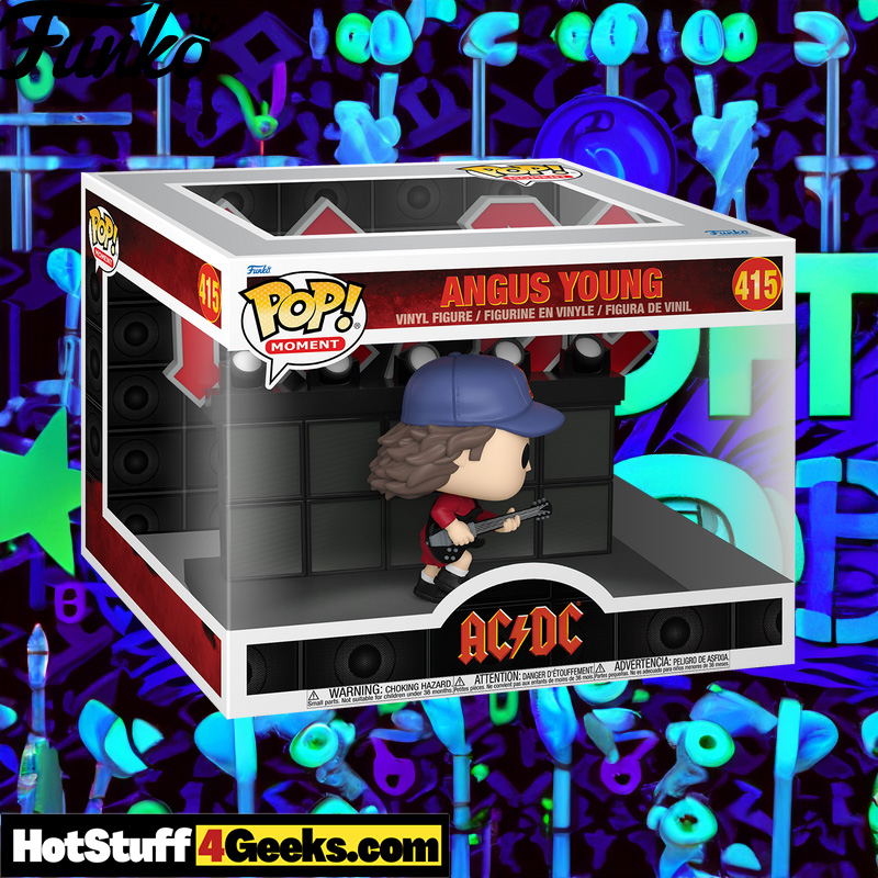 Amp Up Your Collection: AC/DC Pop! Moment Angus Young Dancing on Stage