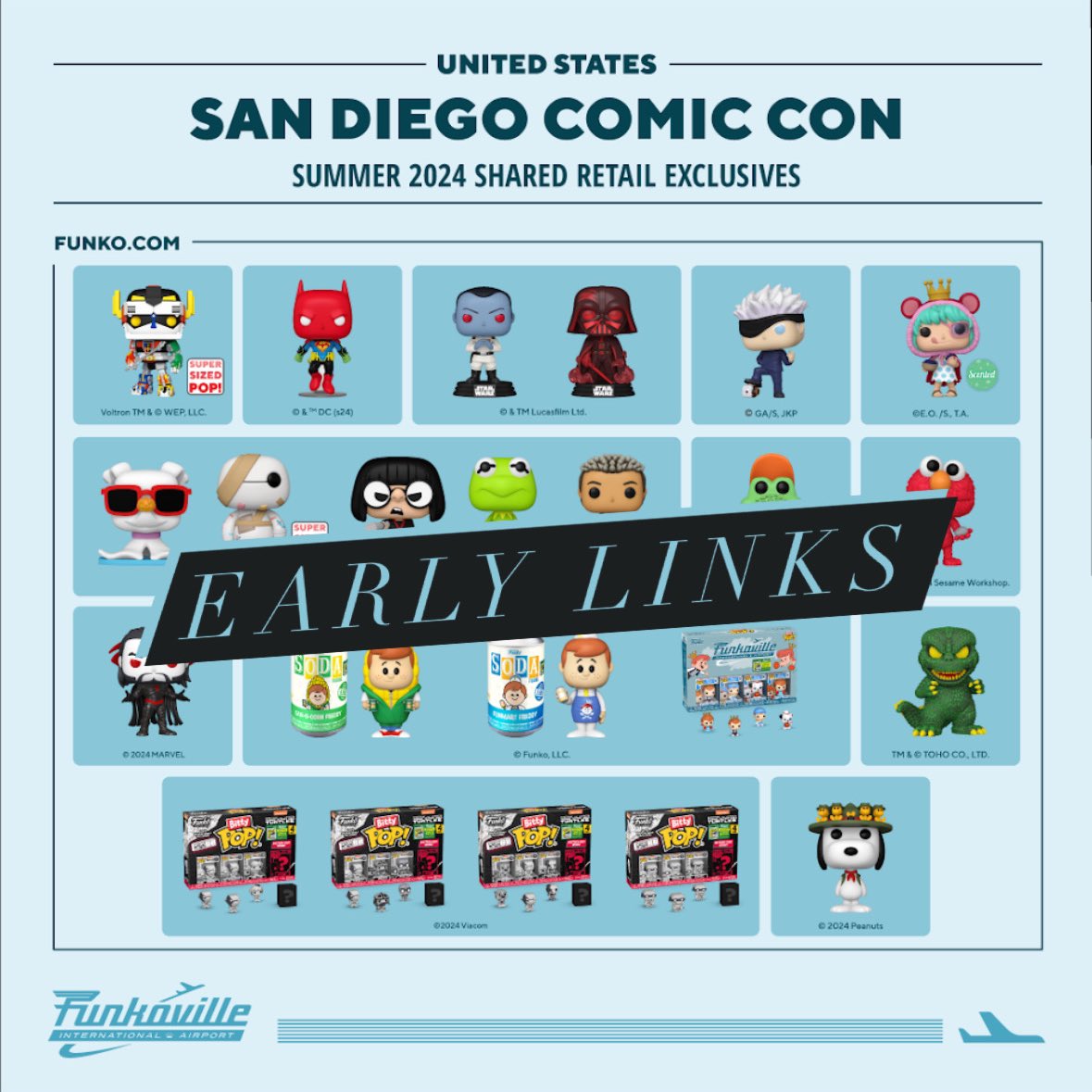 2024 SDCC Exclusive Funko Bundle