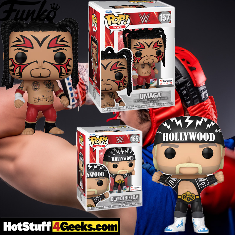 WWE Legends Immortalized: Fanatics Exclusive Umaga and Hollywood Hulk Hogan Funko Pops