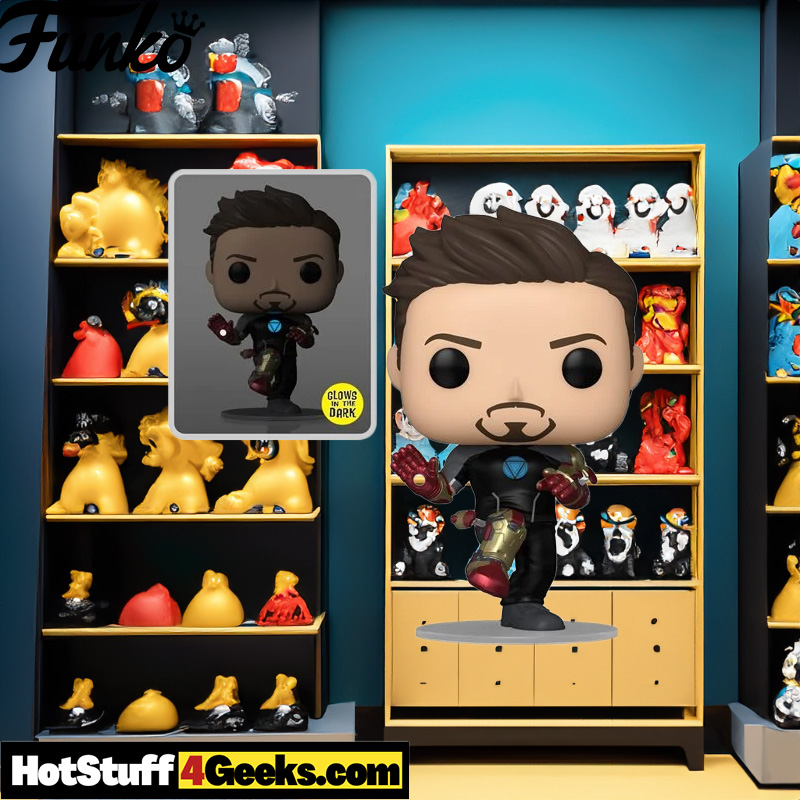 The Ultimate Addition: Iron Man 3 Tony Stark Suit-Up Glow-in-the-Dark Funko Pop! Vinyl Figure #1416