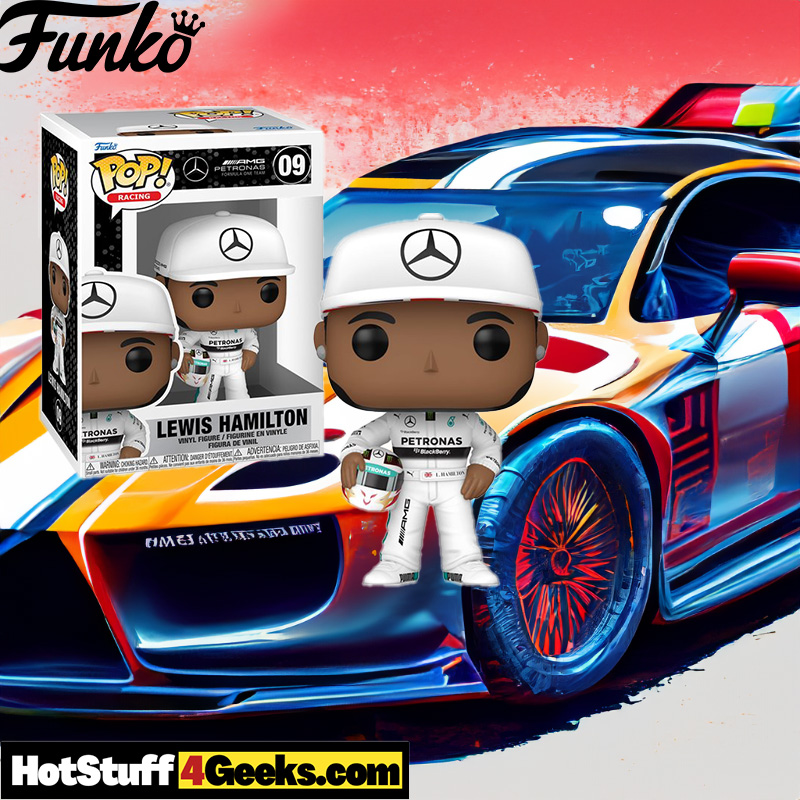 Race Car Driver Lewis Hamilton is Looking to Take First Place in Your Funko Pop! Collection!