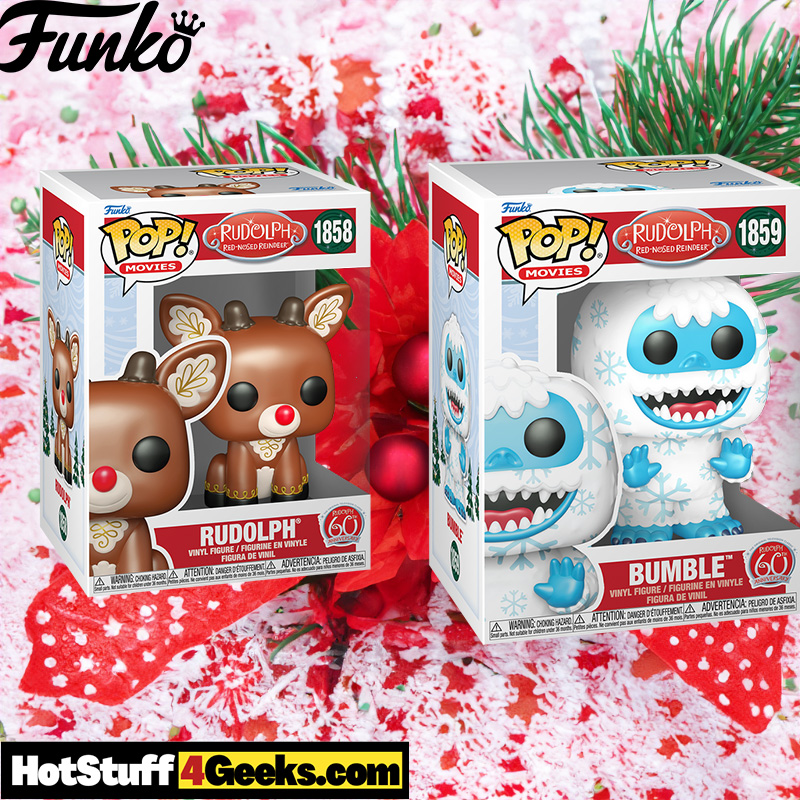 Celebrate the Holidays with Funko Pop! Bumble™ and Rudolph™ Figures