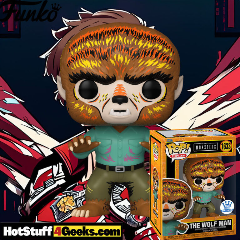 Exclusive Funko Pop! The Wolf Man - Collectible Classic Horror