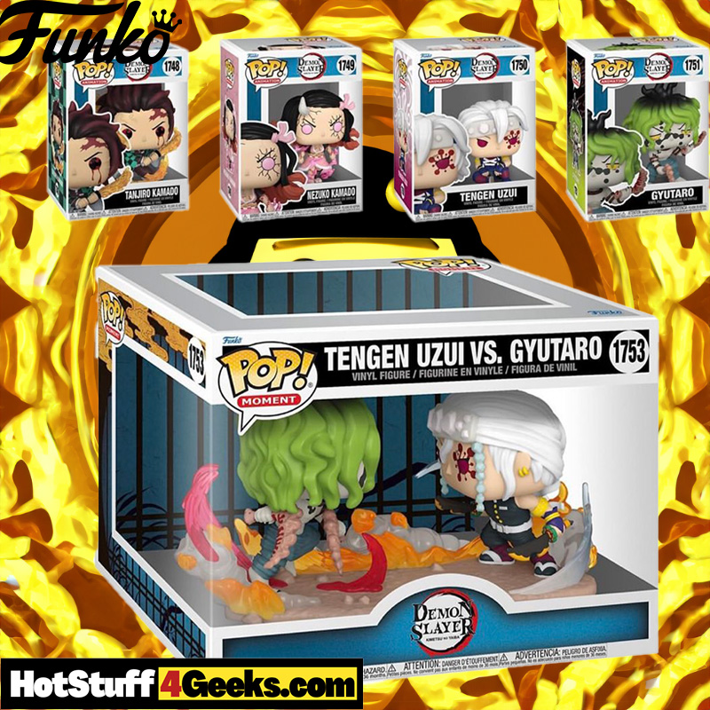 Unleash the Fury of Demon Slayer with the New Tengen Uzui vs. Gyutaro Funko Pop!