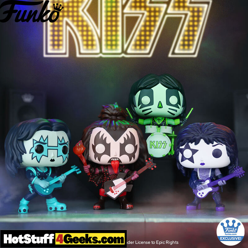 Rock and Roll All Night: The Exclusive KISS® Funko Pop! 4-Pack Takes Center Stage