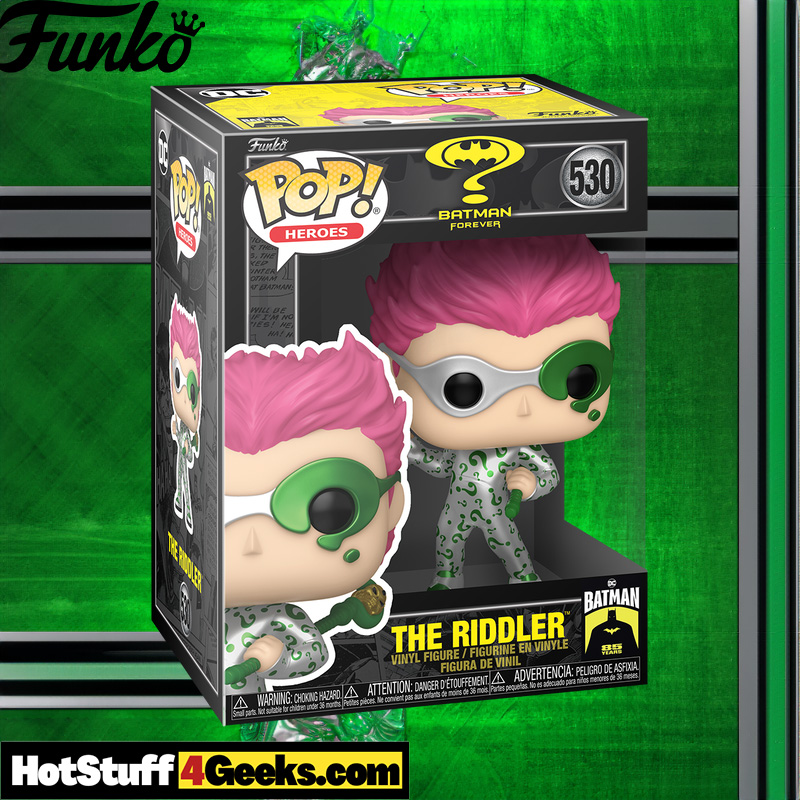 Why the Batman Forever The Riddler Metallic Funko Pop! Is a Must-Have