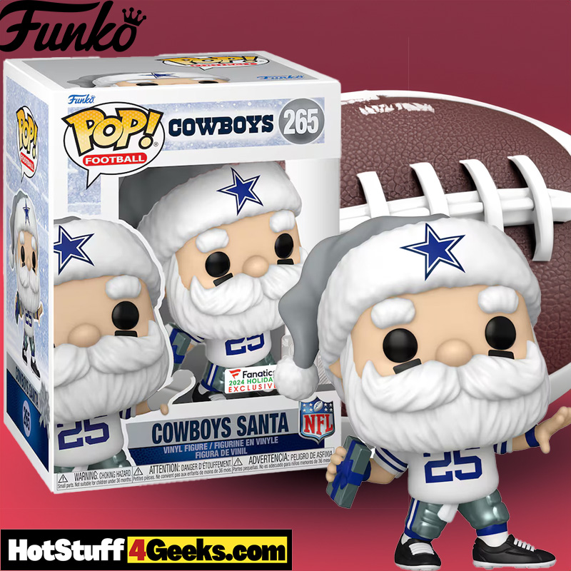 Funko Pop Cowboys Santa: The Ultimate Holiday Gift for Dallas Cowboys Fans