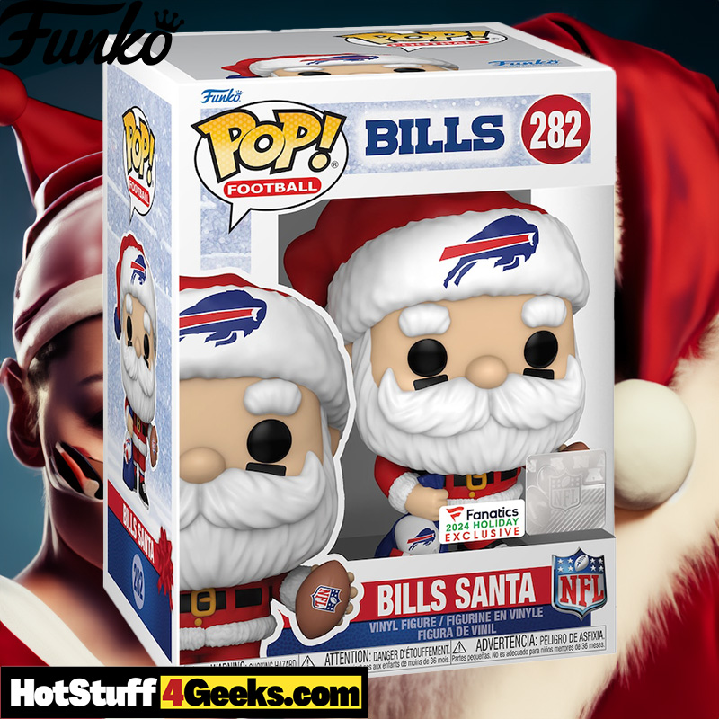 Get in the Spirit with the Buffalo Bills Santa Funko Pop!