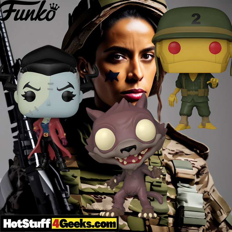 Funko Pop Review: DC Creature Commandos – The Bride, Weasel, and G.I. Robot