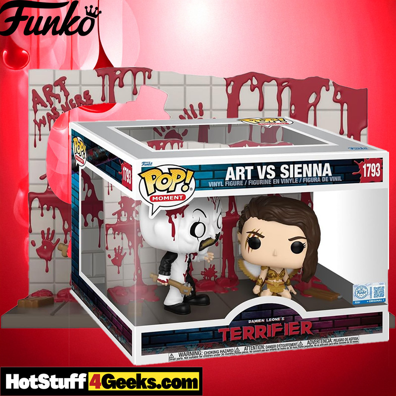 Art Vs. Sienna Funko Pop Moment: A Bloody Epic Display for Horror Fans!