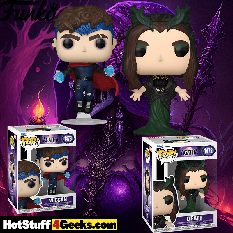 Get Enchanted with Marvel’s Agatha: Coven of Chaos Funko Pops - Wiccan and Death