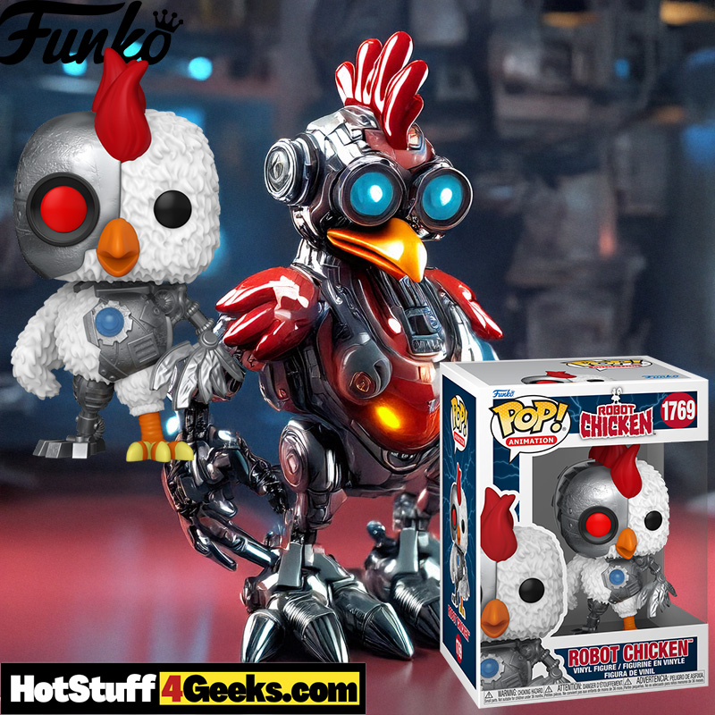 Meet the Funko Pop Robot Chicken Figure: An Iconic Cyborg for Your Collection!