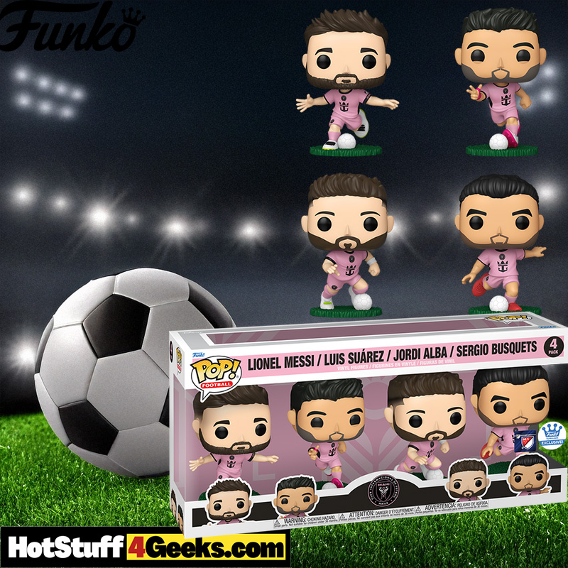 Lionel Messi Inter Miami CF Funko Pop Exclusive 4 Pack