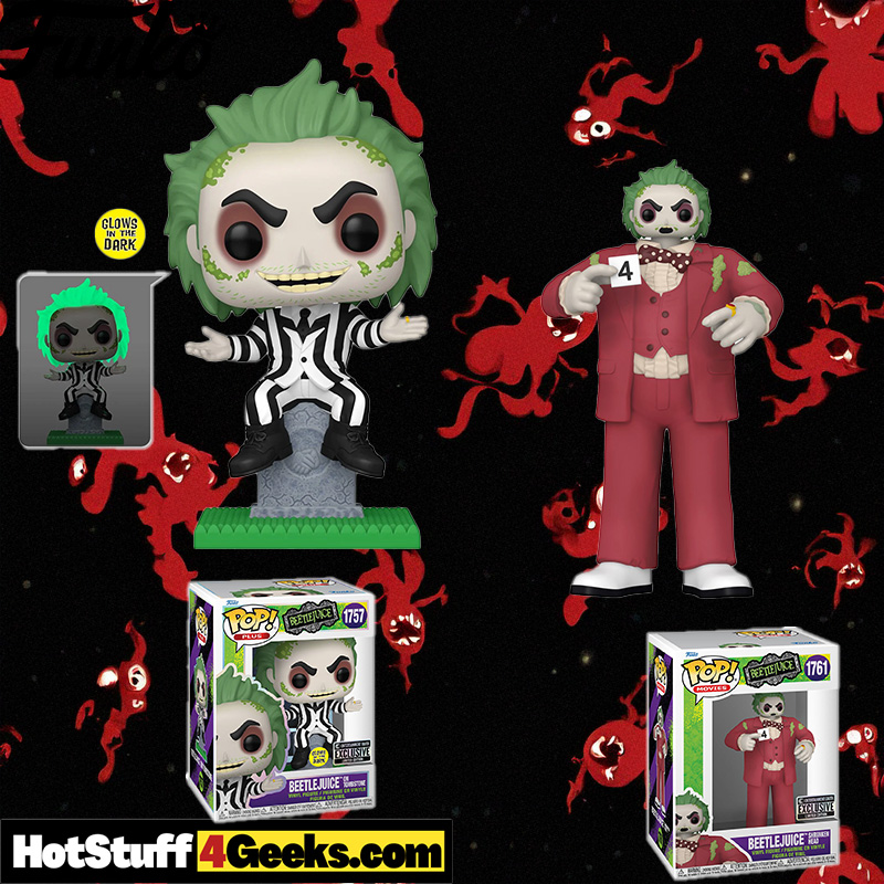 New Beetlejuice Funko Pops Exclusive to Entertainment Earth Are to Die For!