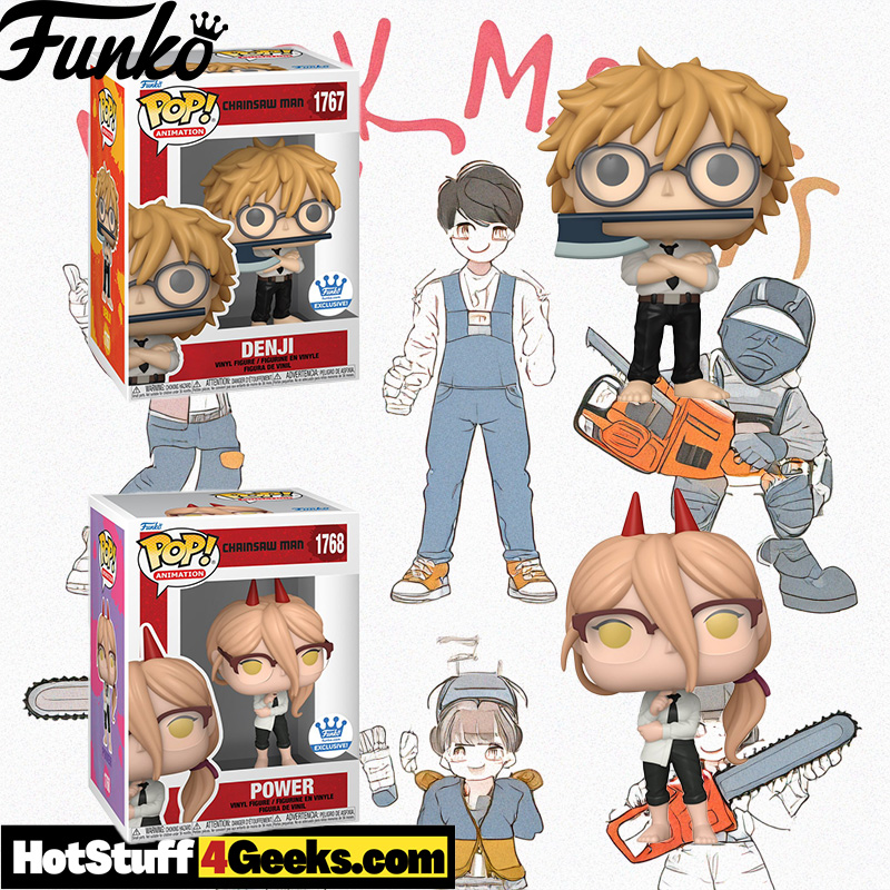 Denji and Power Exclusive Funko Pops: Chainsaw Man Fans, It’s Time to Unleash the Hype!