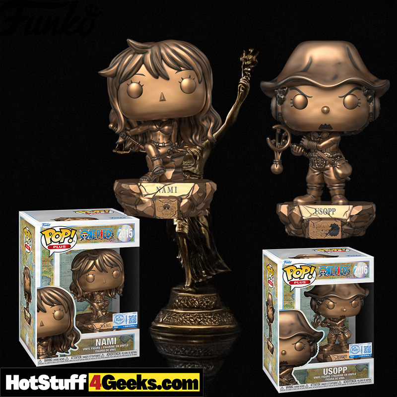 One Piece Funko Pop Plus: The Bronze Age of Usopp and Nami Collectibles!