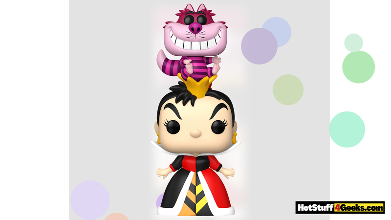 Explore the Enchantment: Funko Pop! Queen of Hearts with Cheshire Cat