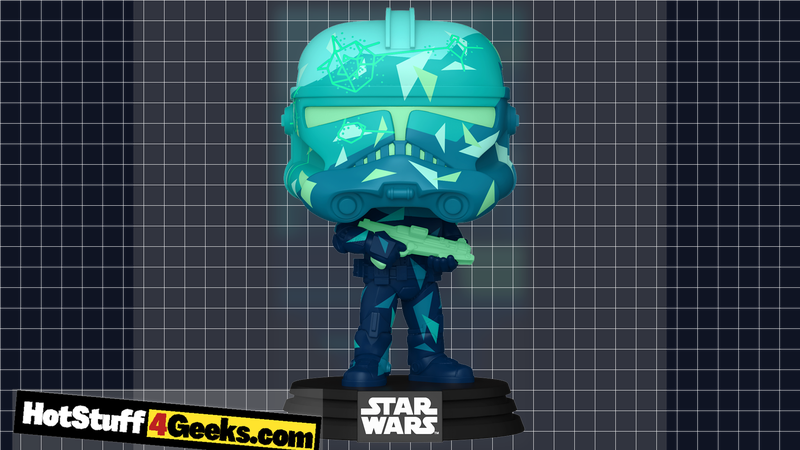 Funko Pop! Clone Trooper (Christophsis) Stands Out with Vibrant Camouflage